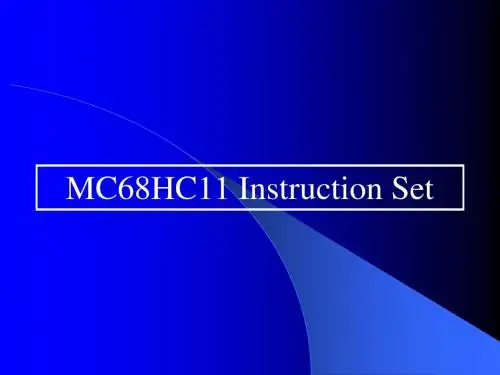 80X86 Instructions - Advanced Microcomputer Systems80x86指令-先进的微机系统