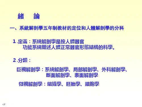 系统解剖学-骨学 PPT课件