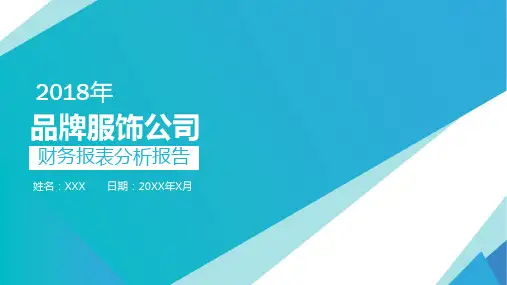 ppt课件：知名品牌服饰公司财务报表分析报告