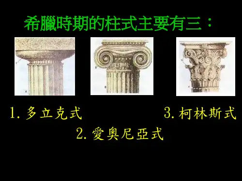 希腊罗马柱式