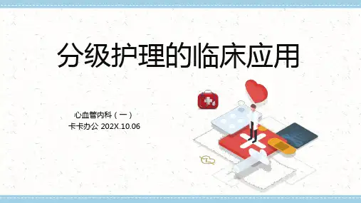 心血管内科医疗护理分级护理的临床应用PPT模板