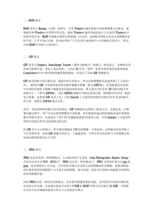 常用图片后缀格式识别常识