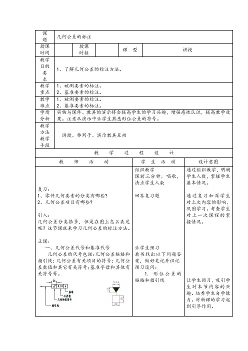 几何公差的标注