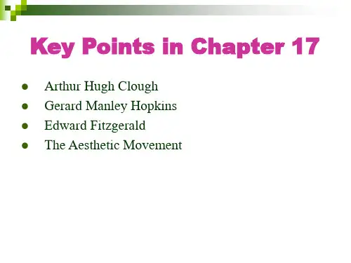 Chapters 17-18  英国文学简史ppt(English Literature)