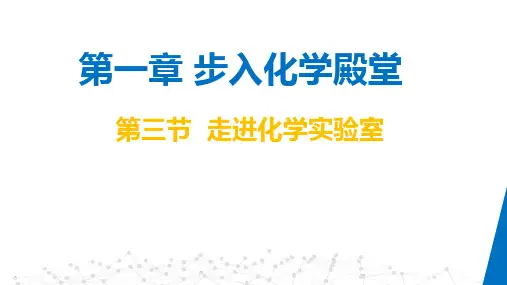 走进化学实验室ppt课件