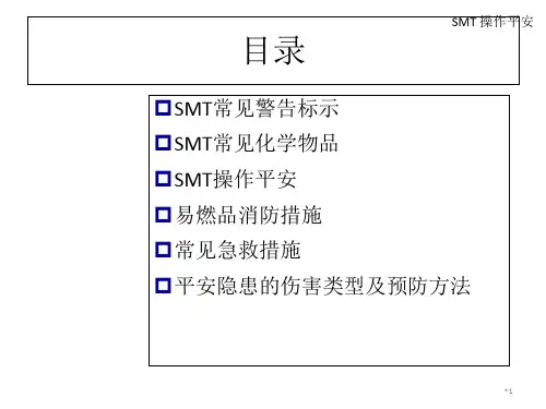 smt操作安全知识培训课件