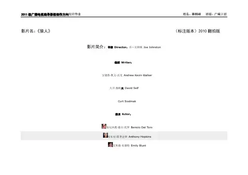 拉片作业模板 2