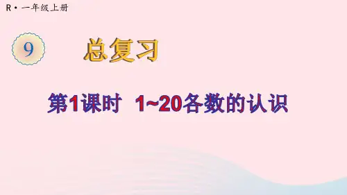 一年级数学上册9总复习第1课时1_20各数的认识ppt课件新人教版