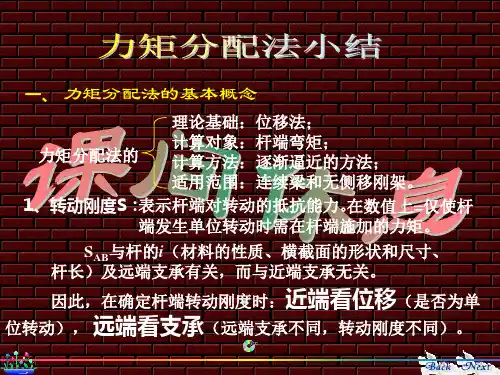钢结构力矩分配法习题