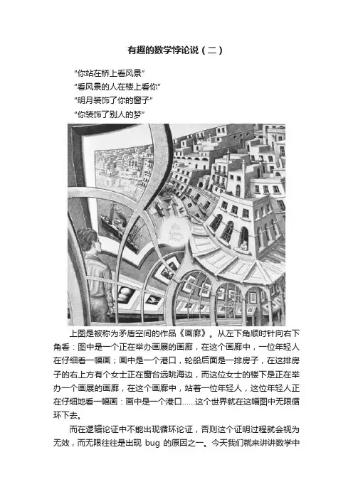 有趣的数学悖论说（二）