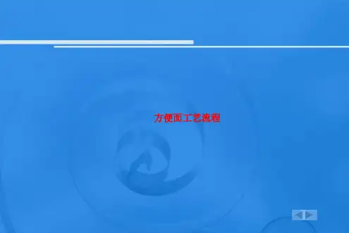 方便面工艺流程 SS