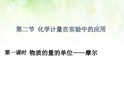 物质的量PPT