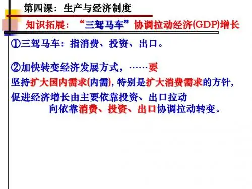 高中必修1 政治 第四课