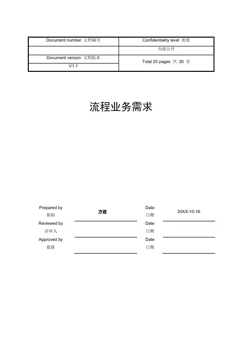 推荐-工作流需求分析11 精品