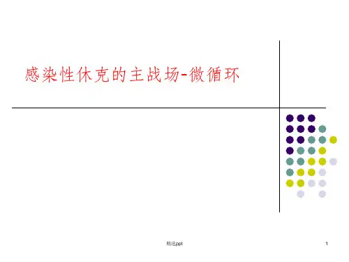 感染性休克与微循环PPT课件