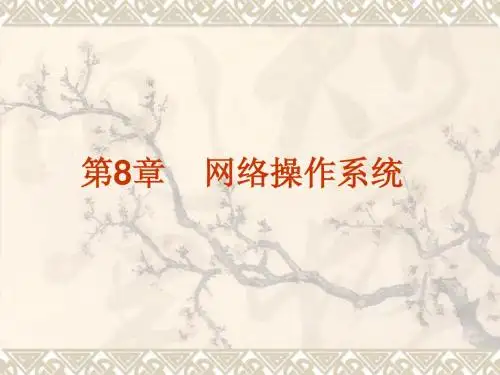 第11章  网络操作系统