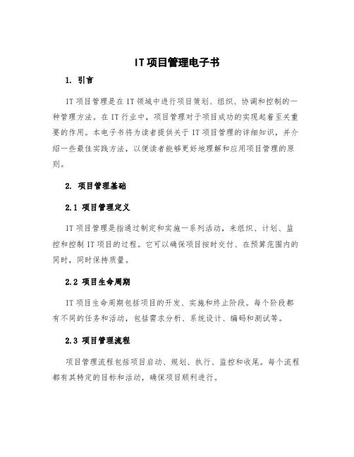 it项目管理电子书