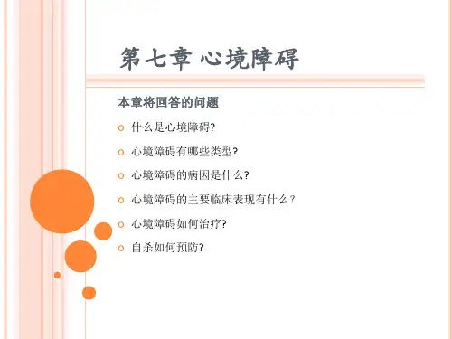 心境障碍2课件