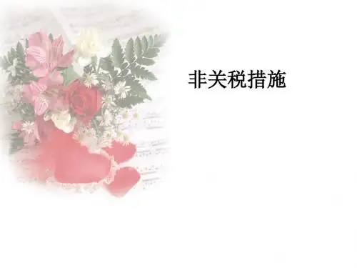 非关税措施(石1)