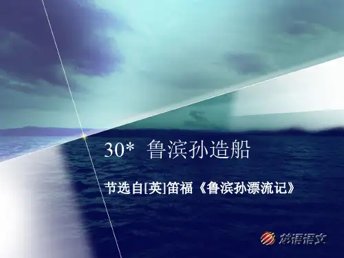 30、鲁滨孙造船