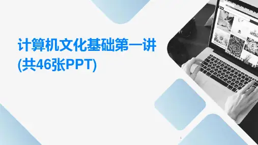 2024年度-计算机文化基础第一讲(共46张PPT)