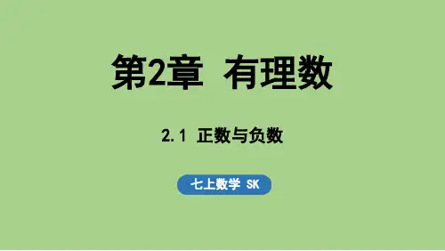 2.1 正数与负数(课件)苏科版(2024)数学七年级上册 (1)