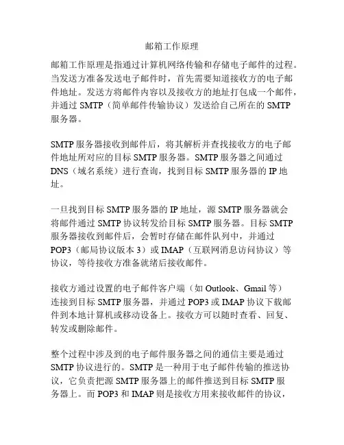 邮箱工作原理