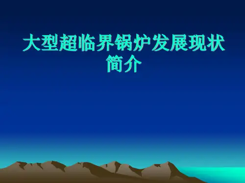 大型超临界锅炉发展现状简介
