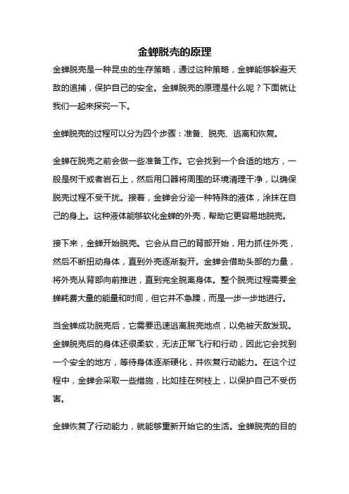 金蝉脱壳的原理