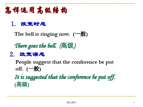 高三英语写作句型提升归纳.ppt