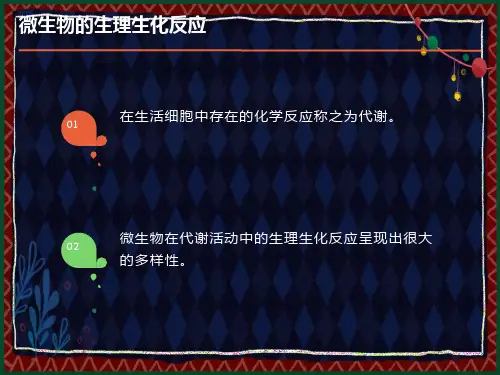 微生物的生理生化反应