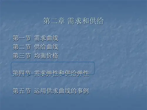 需求和供给ppt课件