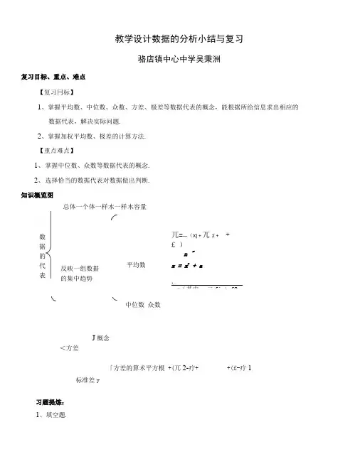 数据的分析小结与复习.doc