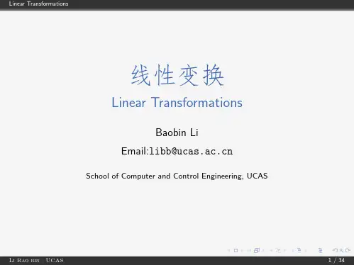 lbb 矩阵理论课件6