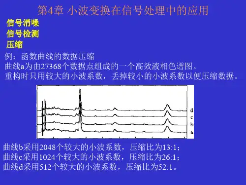 第4章小波变换在信号处理中的应用