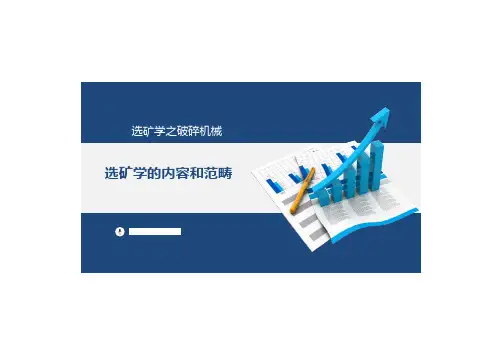 1.1选矿学的内容和范畴