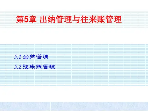 会计电算化课件——第5章