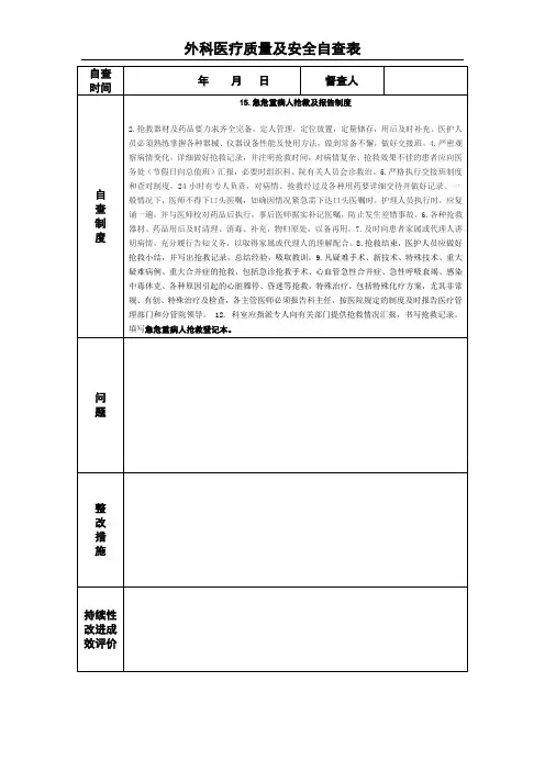 15.急危重病人抢救及报告制度