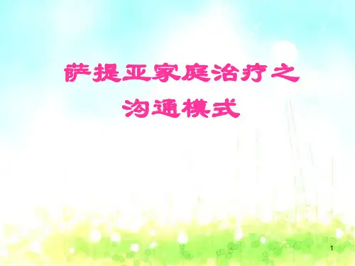 萨提亚理论之五种沟通模式