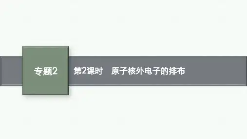 苏教版高中化学选择性必修2物质结构与性质精品课件 专题2 第一单元 第2课时 原子核外电子的排布