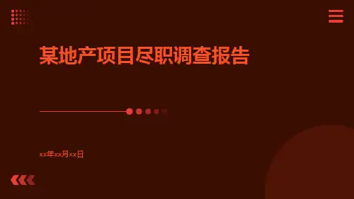 某地产项目尽职调查报告