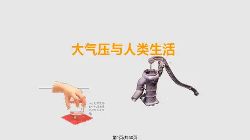 大气压及其应用PPT课件
