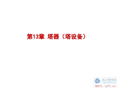 第13章 塔器(塔设备)