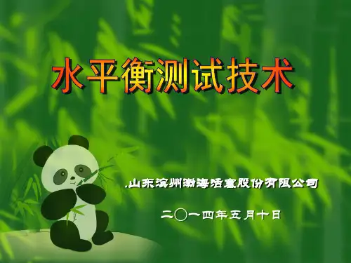水平衡测试培训