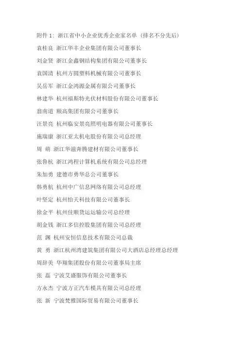 浙江优秀企业