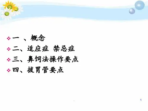 鼻饲置管医学PPT课件.ppt