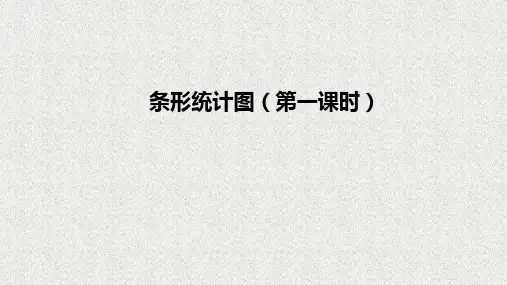 《条形统计图》(课件)-四年级下册数学人教版