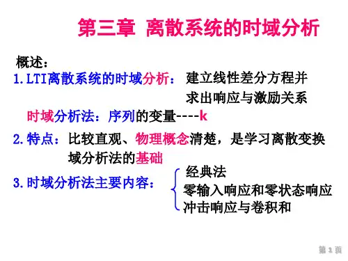 信号与线性系统分析第三章