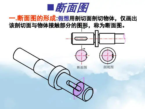 断面图的形成、标注、分类及画法