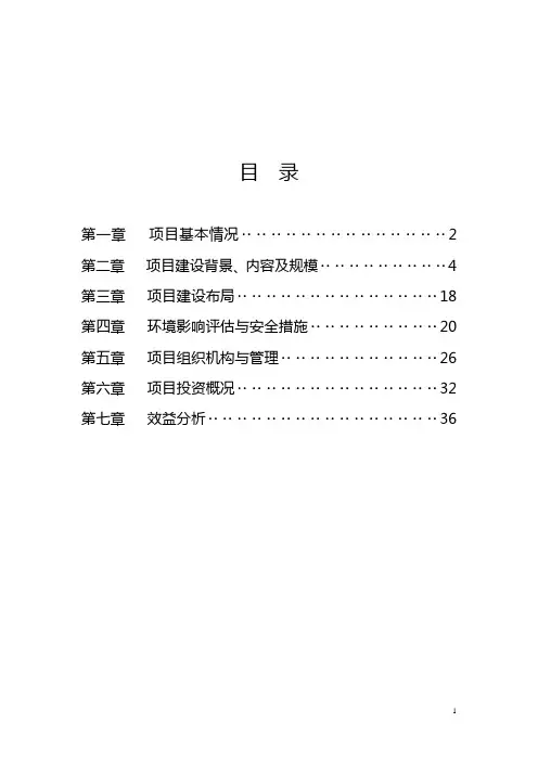 新建皂荚建设项目可行性研究报告